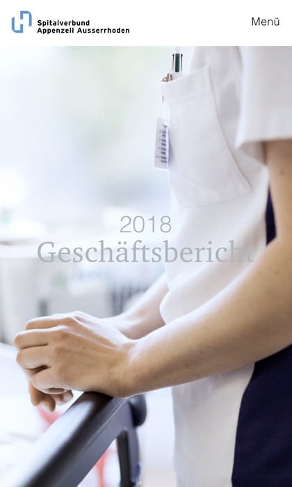 marke17 Spitalverbund Appenzell Ausserrhoden Digitaler Geschäftsbericht